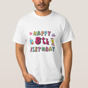 Herzlichen Glückwunsch 5. Geburtstag 5 Jahre alt T-Shirt