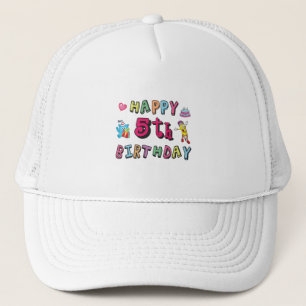 Herzlichen Glückwunsch 5. Geburtstag 5 Jahre alt Truckerkappe