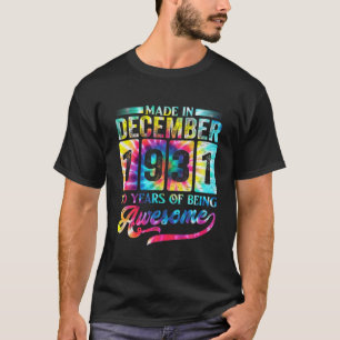Herzlichen Glückwunsch 90. Geburtstag im Dezember  T-Shirt