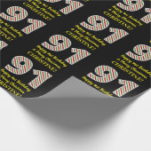 Herzlichen Glückwunsch 91. Geburtstag & Frohe Weih Geschenkpapier (Ecke)