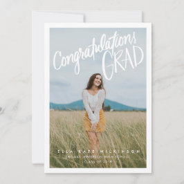 Herzlichen Glückwunsch Abschluss Ankündigung