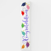 Herzlichen Glückwunsch Abschluss Banner (Vertikal)