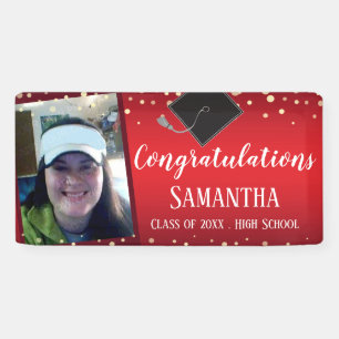 Herzlichen Glückwunsch Abschluss Budget Party Bann Banner