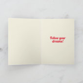 Herzlichen Glückwunsch Abschluss Card Karte (Innenseite)