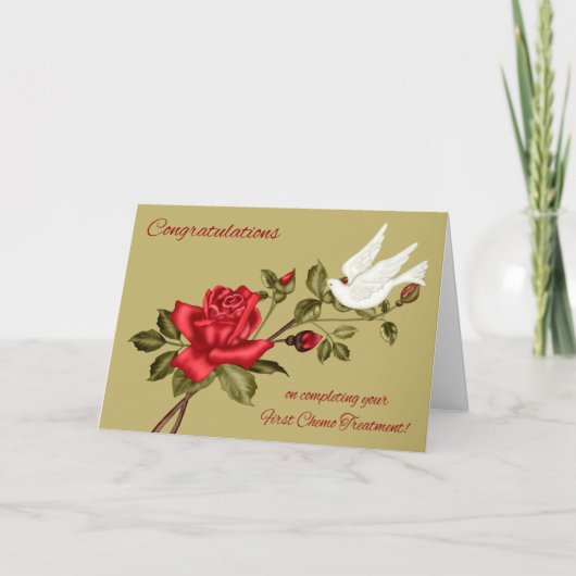 Herzlichen Glückwunsch, Abschluss der 1. Chemother Karte (Vorderseite)