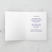 Herzlichen Glückwunsch, Abschluss der Grundausbild Karte (Innenseite)