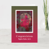 Herzlichen Glückwunsch Abschluss Doktor der Audiol Karte (Vorderseite)