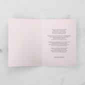 Herzlichen Glückwunsch Abschluss Gedicht Feminine Karte (Innenseite)