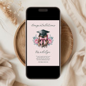 Herzlichen Glückwunsch Abschluss Geem Weibliche Gr Karte