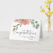 Herzlichen Glückwunsch Abschluss Gift Uni Graduate Karte (Gelbe Blume)