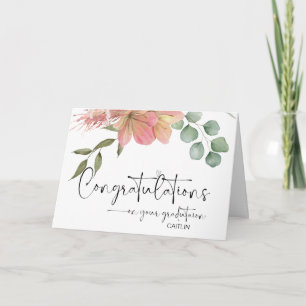 Herzlichen Glückwunsch Abschluss Gift Uni Graduate Karte