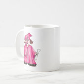 Herzlichen Glückwunsch Abschluss Grad Cap Gown Dip Kaffeetasse (Vorderseite Links)