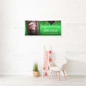 Herzlichen Glückwunsch Abschluss Green Confetti Fo Banner (Insitu)
