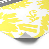 Herzlichen Glückwunsch Abschluss Individuelle Name Poster (Ecke)