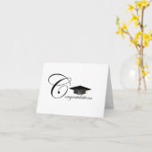 Herzlichen Glückwunsch Abschluss Karte (Gelbe Blume)