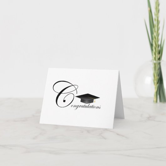 Herzlichen Glückwunsch Abschluss Karte (Vorderseite)