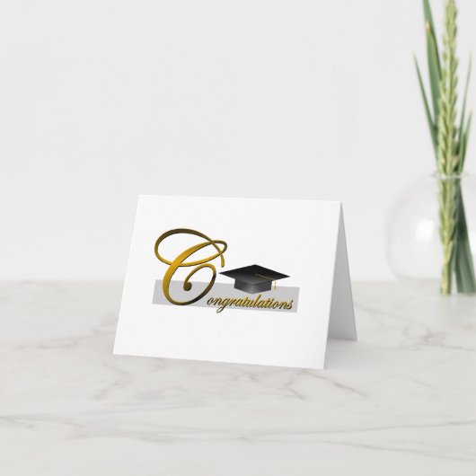 Herzlichen Glückwunsch Abschluss Karte (Vorderseite)