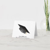 Herzlichen Glückwunsch Abschluss Karte (Rückseite)