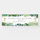 Herzlichen Glückwunsch Abschluss Medical Nurse Banner (Horizontal)