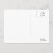 Herzlichen Glückwunsch Abschluss Postcard Diplom R Ankündigungspostkarte (Rückseite)