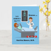 Herzlichen Glückwunsch Abschluss Radiology Degree Karte (Gelbe Blume)