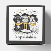 Herzlichen Glückwunsch Abschluss Shih Tzu Dogs Geschenkschachtel (Oben)