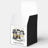 Herzlichen Glückwunsch Abschluss Shih Tzu Dogs Geschenkschachtel (Geöffnet)
