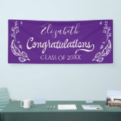 Herzlichen Glückwunsch Abschluss Simple Modernes L Banner (Messe)