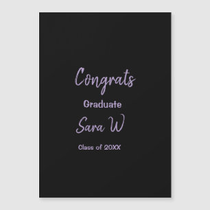 Herzlichen Glückwunsch Abschlussjahr Name Schule K Magneteinladung