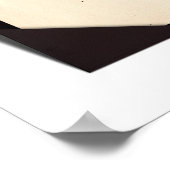 Herzlichen Glückwunsch! Abschlusszeugnis Poster (Ecke)