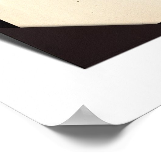 Herzlichen Glückwunsch! Abschlusszeugnis Poster (Ecke)