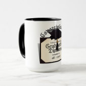 Herzlichen Glückwunsch! Abschlusszeugnis Tasse (Vorderseite Links)