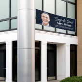 Herzlichen Glückwunsch Absolvent Computer Binärspr Banner (Äußeres Gebäude)