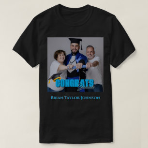 Herzlichen Glückwunsch Absolvent Moderne einfache T-Shirt