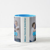 Herzlichen Glückwunsch Absolvent Moderne einfache Tasse (Zentrum)