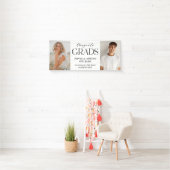 Herzlichen Glückwunsch Absolventen Zwei Absolvente Banner (Insitu)