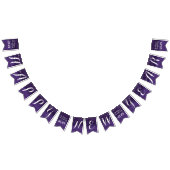 Herzlichen Glückwunsch am Abend lila Sitte Wimpelkette (Alle)