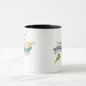 Herzlichen Glückwunsch an Confetti Tasse (Zentrum)