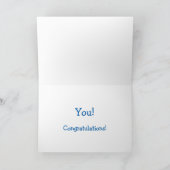 Herzlichen Glückwunsch an das neu verlobte! Karte (Innenseite)