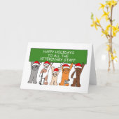 Herzlichen Glückwunsch an das Veterinär-Team. Karte (Gelbe Blume)