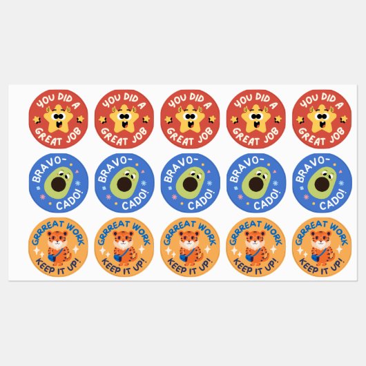 Herzlichen Glückwunsch an den Aufkleber für gute A (Blatt)