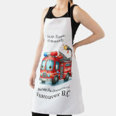 Herzlichen Glückwunsch an den Feuerwehrwagen! Schürze (InSitu)