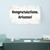 Herzlichen Glückwunsch an den Kollegen Confetti Banner (Messeveranstaltung)