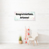 Herzlichen Glückwunsch an den Kollegen Confetti Banner (Insitu)