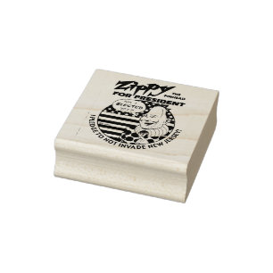 Herzlichen Glückwunsch an den Präsidenten! Gummistempel