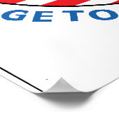 Herzlichen Glückwunsch an den Präsidenten! Poster (Ecke)