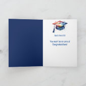 Herzlichen Glückwunsch an die Abschluss für sie Karte (Innenseite)