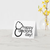 Herzlichen Glückwunsch an die Ärzte! Karte (Gelbe Blume)