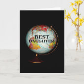 Herzlichen Glückwunsch an die beste Tochter der We Karte (Gelbe Blume)