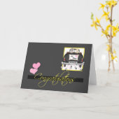 Herzlichen Glückwunsch an die Braut Hochzeit Karte (Gelbe Blume)